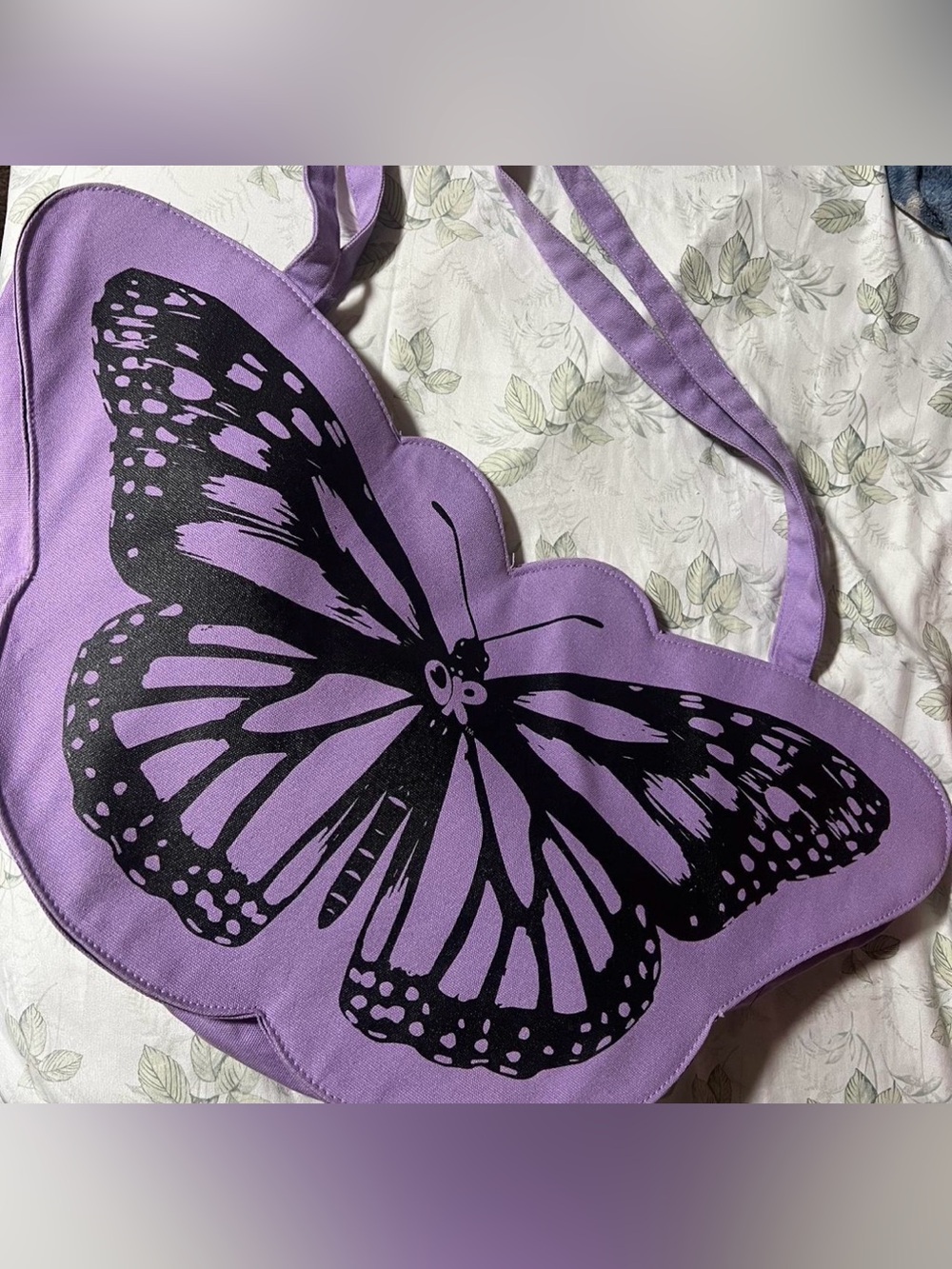 Olivia Rodrigo Purple Butterfly Tote Bag